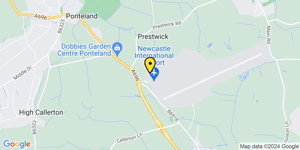 Map of Newcastle Airport Short Stay 1