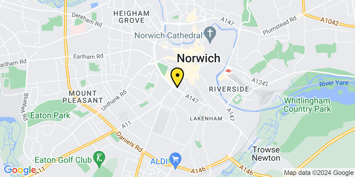 Map of Norwich St Stephens Street