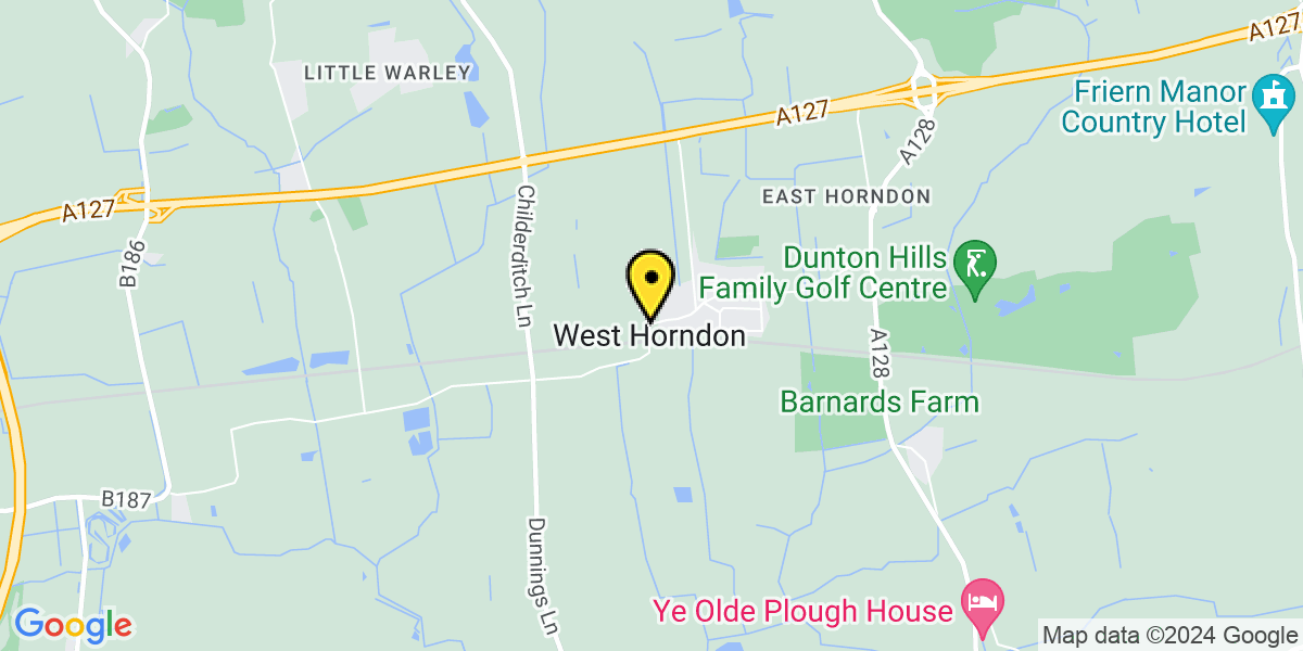 Map of West Horndon Station (C2C)