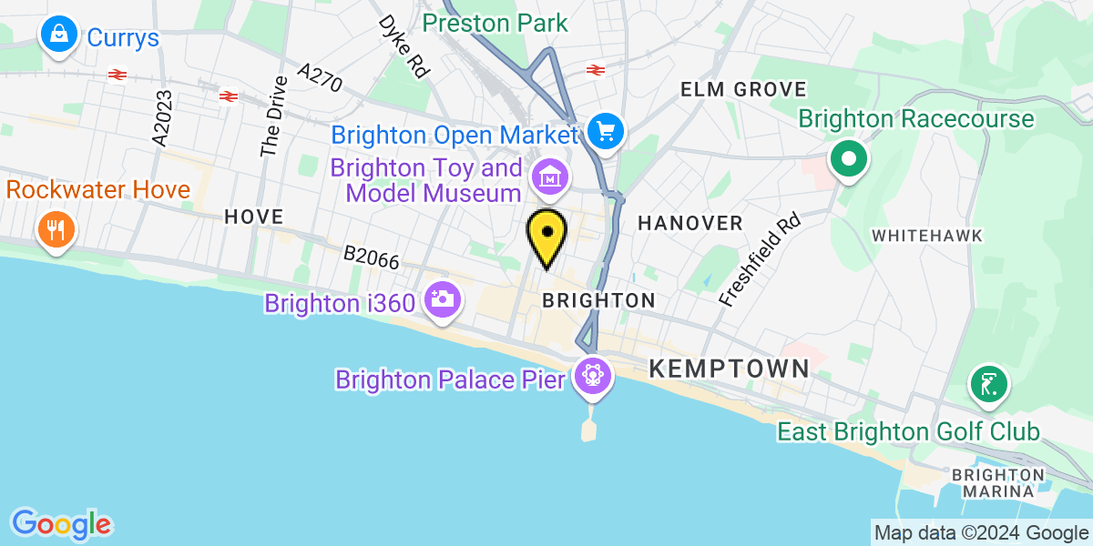 Map of Brighton Theatre