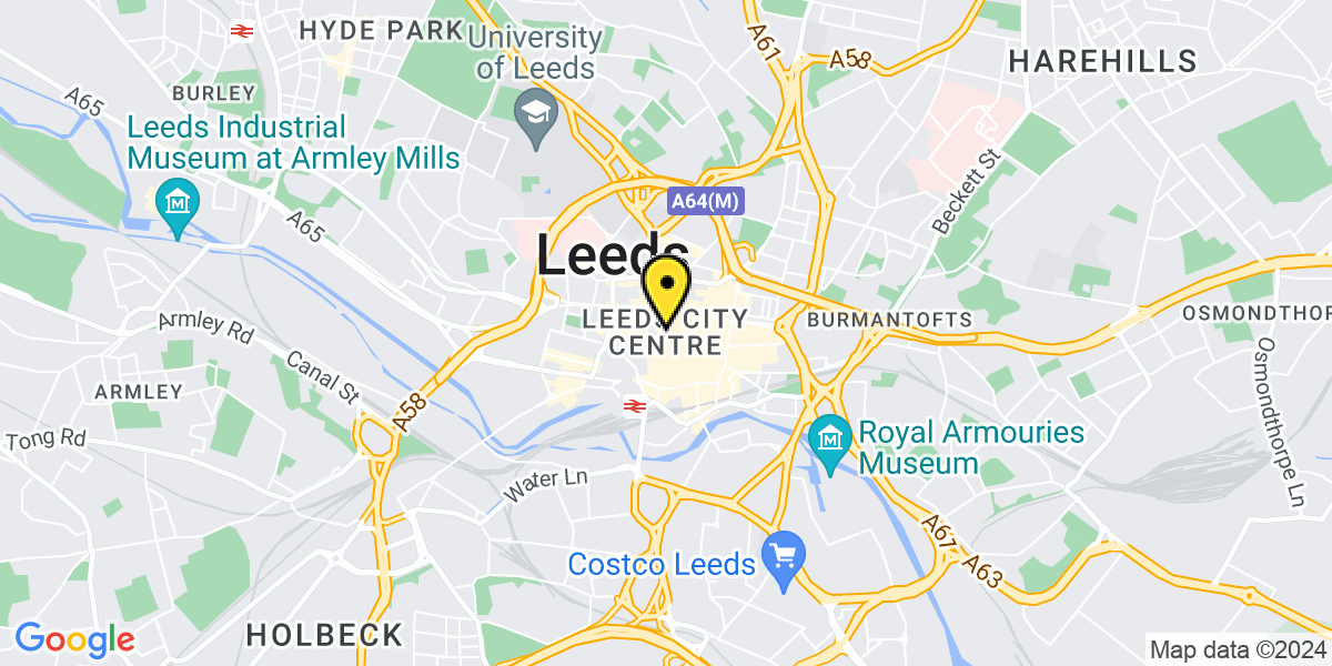 Map of Leeds The Core