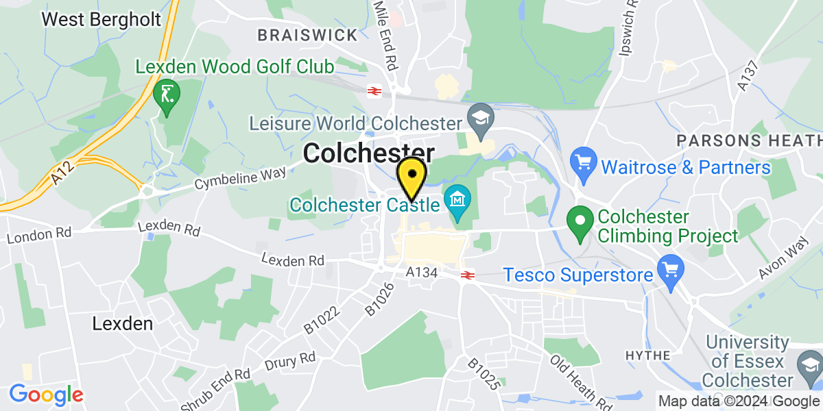 Map of Colchester High Street
