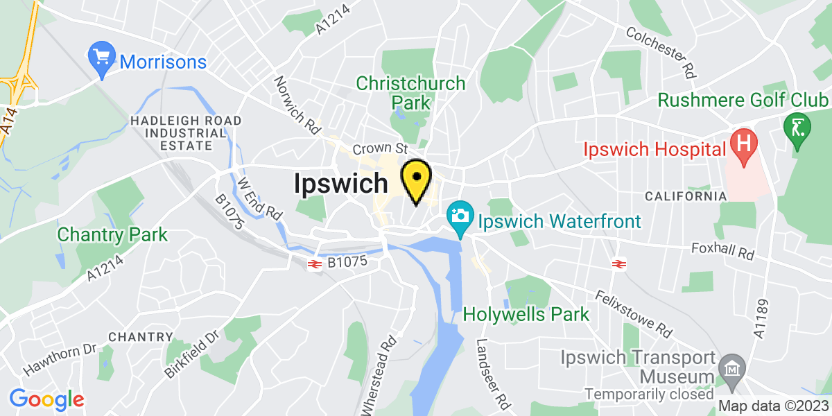 Map of Ipswich Blackfriars