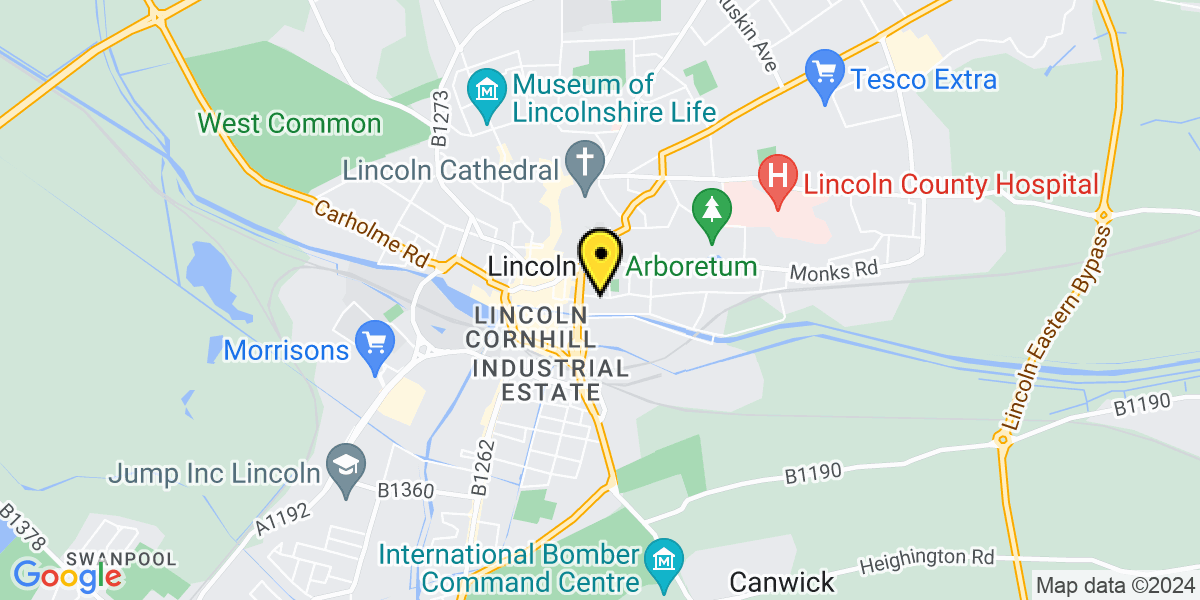 Map of Lincoln St Rumbold Street