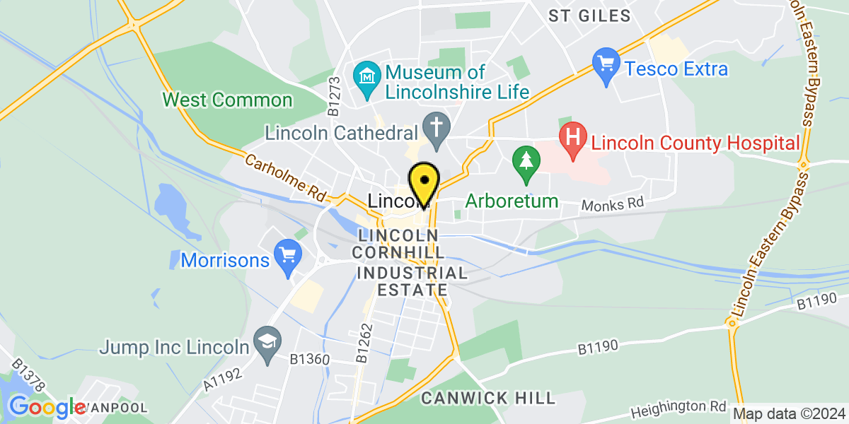 Map of Lincoln Central
