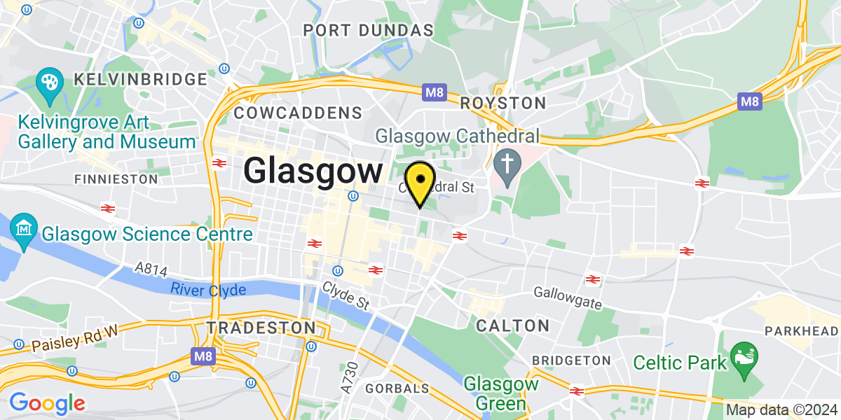 Map of Glasgow George Street