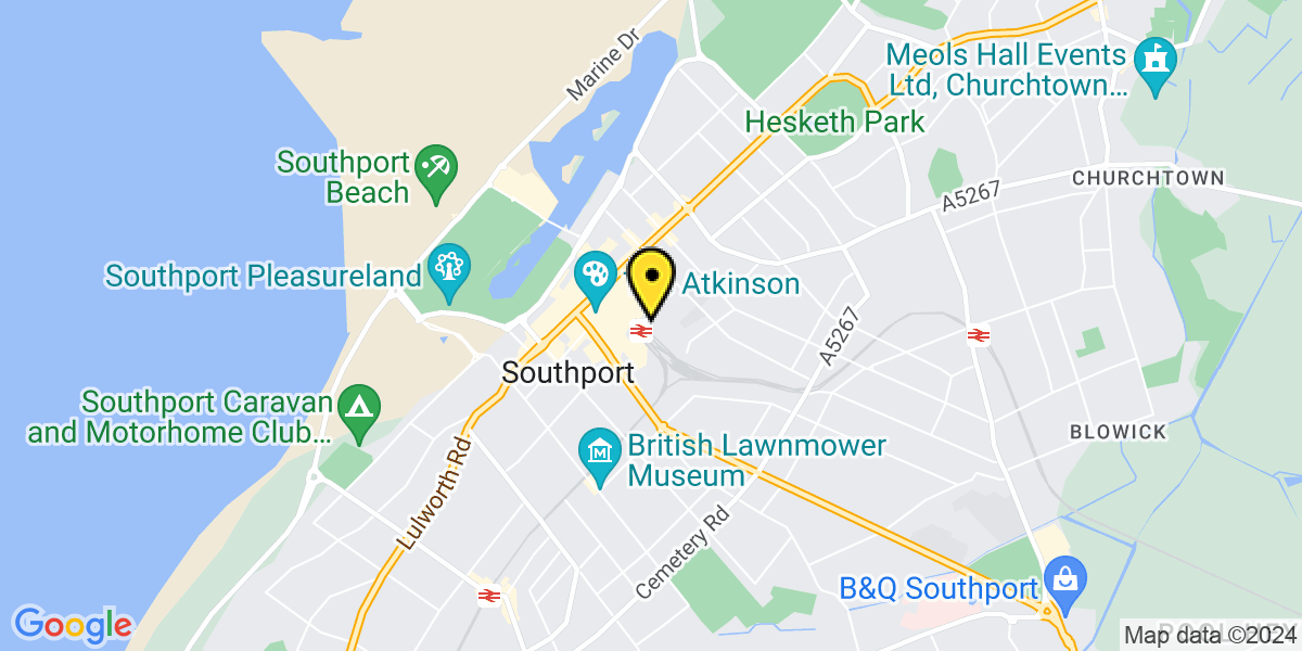Map of Southport London Street