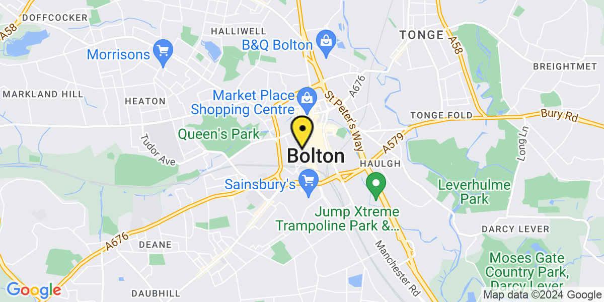Map of Bolton Octagon Theatre SP