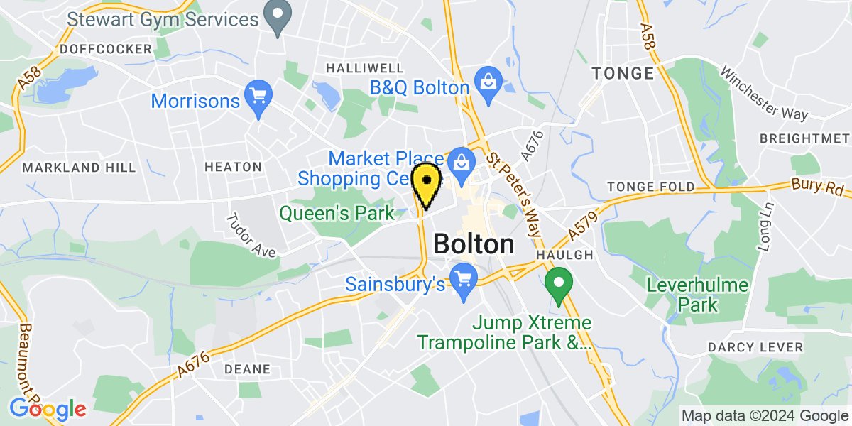 Map of Bolton St Edmund Street