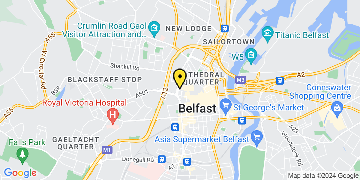Map of Belfast The Tannery